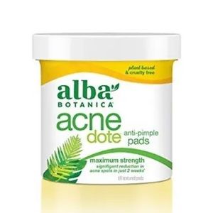New Alba Botanica AcneDote Anti-Pimple Pads, Maximum Strength 60 Textured Pads